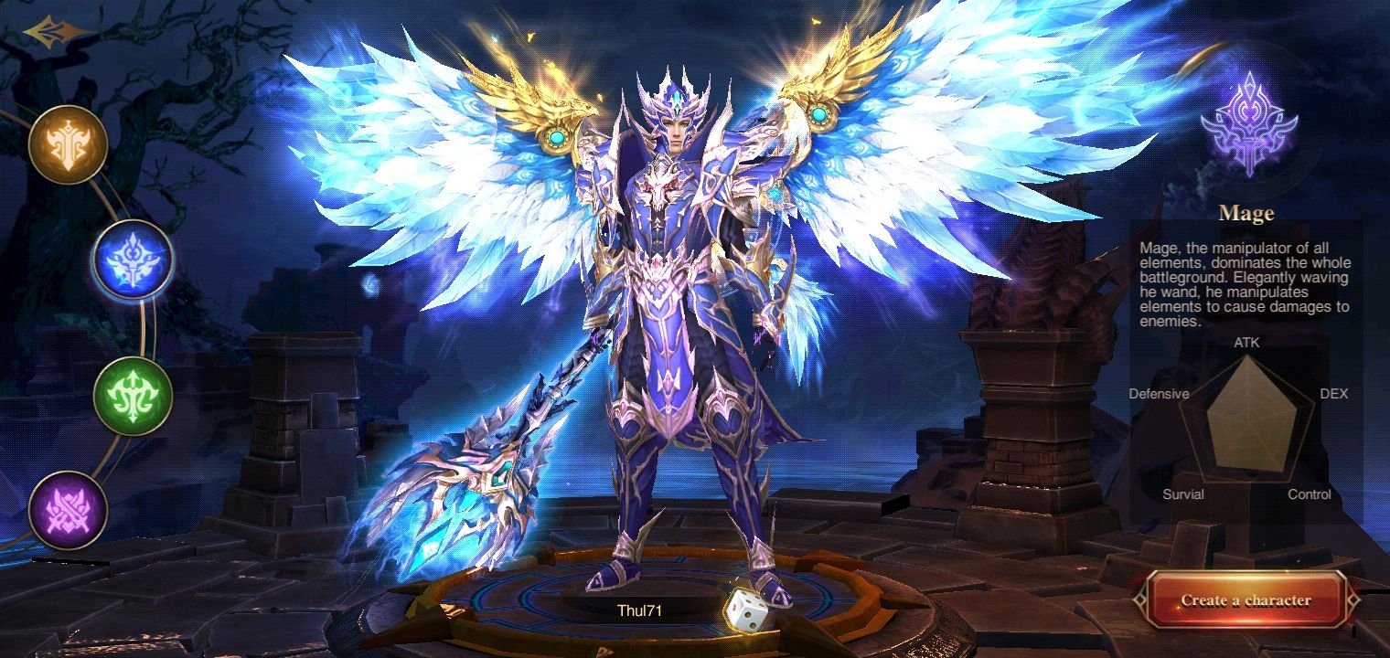 Dragon Storm Fantasy Game UI